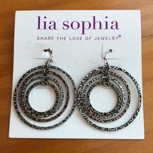 Lia Sophia Hoop Earrings